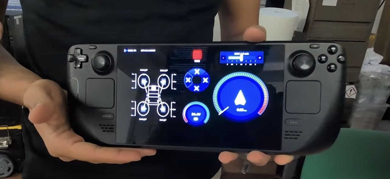 Steam Deck rover controller interface